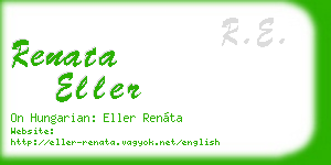 renata eller business card